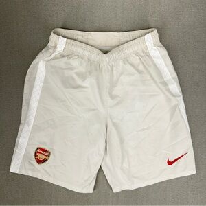 NIKE Arsenal London Men’s M Shorts Football Soccer Gray Gunners Highbury FLAWS